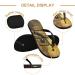 Shop Mnsruu Autumn Vintage Paris Eiffel Tower Flip Flops & Slippers for Men & Women - Multicolored Travel Home Hotel & Spa Footwear - Buy Online on GoSupps.com