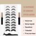 Magnetic Eyelashes Kit with Eyeliner - Natural Looking 10 Pairs | Reusable 3D False Lashes Pack with Tweezers - No Glue Needed! - Buy Online on GoSupps.com
