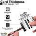 Passive Paradise Card Thickness Point Gauge Tool & 100 Penny Sleeve Bundle - Buy Online on GoSupps.com