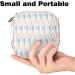 Women's Seamless Spring Pattern Binding Storage Bags | Portable Menstrual Pad & Tampon Holders | Stylish Storage for Office & School - Buy Online on GoSupps.com