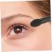 WOONEKY 100pcs Mini Eyeshadow Swab Mascara Wand Foam Eyeshadow Lip Scrub Brush Black Plastic - Buy Online on GoSupps.com
