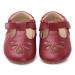 Dotty Fish Leather T-bar First Walking Shoes. Baby and Toddler Girls Shoes. Non-Slip. 3-7 UK Child 7 UK Child Red T Bar