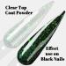 Sparkle Holographic Clear Glitter Nail Dip Powder Starter Kit - 6 Colors Opal Foils Easy for Beginners - Perfect Top Coat for Black Nail Art | SG062 - Buy Online on GoSupps.com