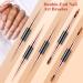 Acrylic Nail Art Brushes Set - Double-End Nail Brush for Design, Gel Polish Liner Brush, File, Cuticle Pusher - Nail Tools for Home Use - Buy Online on GoSupps.com