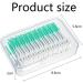 200 Extra Soft Interdental Brushes - Portable Dental Cleaning Tool for Effective Oral Care - Green - Buy Online on GoSupps.com