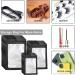 300 Pack Resealable Mylar Bags - Food Storage Smell Proof Bags with Front Window - Variety Sizes Pack for Snacks, Cookies, Jewelry - Black (3x4.7, 4x6, 4.7x7.9) - Buy Online on GoSupps.com