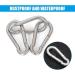 LANIAKEA 12Pcs 4inch Spring Snap Hook  M10 Stainless Steel Quick Links  3/8 inch Large Carabiner Clips Heavy Duty for Camping  Swing  Hammock  Hiking  Fishing  Gym  770LBS - Buy Online on GoSupps.com