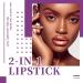 Brown Lipstick & Lip Liner 2-in-1 Combo - Waterproof Matte Lip Tint for Fuller Lips | Perfect for Dark Skin Women - Buy Online on GoSupps.com