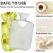 Naanle Sweet Avocado Cat Heat Bottle - 1L Transparent Hot Water Bottle for Bed & Pain Relief | Warmth & Cold Therapy - Buy Online on GoSupps.com