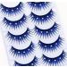 Shop Erioctry 5 Pairs Rhinestone 3D Handmade False Lashes - Comfortable Reusable Natural & Fluffy for Daily Use & Parties | International Shipping Available - Buy Online on GoSupps.com