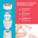 2-in-1 USB Rechargeable Eyebrow Trimmer & Facial Hair Removal Kit for Women - Painless Hair Remover for Face, Peach Fuzz, Lips, Body - Chin, Arms - Buy Online on GoSupps.com