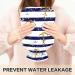 NAANLE Seagull Golden Ancer 1L Transparent Hot Water Bottle with Cover - Ideal Bed Hand & Feet Warmer for Pain Relief & Heat Therapy - Buy Online on GoSupps.com