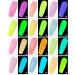 Glow in the Dark - MANICURE RUSLOS DE LA MANICURE | 12 pi ces Couleurs de ongles portables pour les s ances photo de voyage de mariage Performance Salon Music Party Femme - Buy Online on GoSupps.com