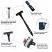 Manual Body Back Shaver for Men & Women - 2-in-1 Long & Short Handle 9 Blades for Hair Removal: Beard Chest Armpit Leg & Bikini - Buy Online on GoSupps.com