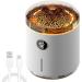 Flame Diffuser Volcano Humidifier | 360ML Essential Oil Diffuser with 2 Mist Modes & Colorful Lights for Bedroom Office & Yoga - Buy Online on GoSupps.com