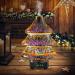 Aromatherapy Essential Oil Diffuser Christmas Tree Essential Oil Humidifier Cool Mist Aroma Diffuser Noiseless Diffuser Waterless Diffuser Auto-Off Time Setting Diffuser for Home Office