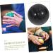 Beaupretty Baoding Balls - 2pcs Chinese Exercise Balls for Hand Fitness - Geometric Shapes - Perfect Gift - 5.2cm Black - Buy Online on GoSupps.com