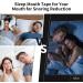 Men Large Mouth Tape for Snoring & Sleep Relief | Promotes Nose Breathing | Improve Sleep Quality | Black - Buy Online on GoSupps.com