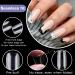 600pc Medium Square Nail Tips - Clear Full Cover Press On Nails | Soft Gel Artificial Fingernails for Acrylic Extensions - 12 Sizes Available - Buy Online on GoSupps.com