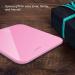 VisionTechShop S Body Digital Bathroom Scale - High Precision, Ultra Wide, 396lb Capacity, Pink - Buy Online on GoSupps.com
