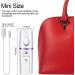 2 Pieces Nano Facial Mister Portable Mini Face Mist Steamer Handy Mist Sprayer with Mirror Design Moisturizing and Hydrating for Eyelash Extension (White) - Buy Online on GoSupps.com