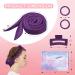 Heatless Curling Rod Headband - Upgrade 60 Long Soft Hair Curlers for No Heat Curls | Sleep-In Hair Rollers (Purple) - International Shipping Available - Buy Online on GoSupps.com