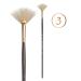 Princeton Dakota  Series 6300  Synthetic Hog Bristle All Purpose Paint Brush  Fan  3