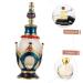 Healeved Perfume Bottle Essence Bottle Essential Oil Bottle Glass Bottle Vintage Decor Perfumes for Women Arabic Car Decor Travel Spray Arabic Perfume Retro Perfume Mini Bottled 3.5x3.5cm Blue - Buy Online on GoSupps.com