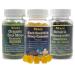 Vitastars Beauty Wellness & Clarity Pack: Black Seed Oil Sea Moss Shilajit & Ashwagandha Gummies for Digestive Health Energy and Skin Care Antioxidant & Immune Boost for Men & Women 3-Pack