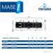 Buy Tecuro Hose Connector 11mm with Stainless Steel Clamps - Durable Nylon Black | International Shipping Available - Buy Online on GoSupps.com