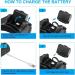 Dilzekui Rechargeable LED Head Mount Magnifier | Handsfree Headband Magnifying Glass with 6 Lens | Ideal for Jewelers, Crafts, and Repair - Buy Online on GoSupps.com