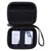 LTGEM Hard Travel Case for KardiaMobile Card Personal ECG Monitor 2. Black and Black