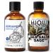 HIQILI 30ML Bergamot Essential Oil & 30ML Sea Salt Sage Fragrance Oil for DIY Diffuser