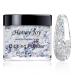 28g/Box Shine Silver Glitter Hexagon Sequins Paillette Dip Powder Nails Dipping Nails Long-lasting Nails No UV Light Needed (No.122) HJ-ND064B-No.122