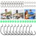 Sougayilang Fishing Sinkers Set - Brass Sinker Weights, Jig Hooks, Swivel Ring Connector in Plastic Box for Freshwater and Saltwater Bass Fishing - Buy Online on GoSupps.com