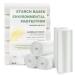 100 Counts Thick Biodegradable 2.6 Gallon Trash Bags Eco-Friendly Trash Can Liners for Office Bathroom Kitchen Trash Can Strong Tear Resistance Leak-Proof Trash Bags (White 45 * 50cm) 100 count (Pack of 1) White