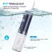 Portable Water Flosser with 5 Pressure Modes and 5 Jet Tips - Type C Rechargeable Oral Irrigator for Teeth Cleaning - Waterproof Travel Case Included - Buy Online on GoSupps.com