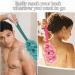 2Pack Back Scrubber for Shower - Long Handle Exfoliating Loofah Sponge Brush for Bathing - Body Brush Set for Back Use - Buy Online on GoSupps.com