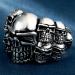 Aotiwe Men's Skull Ring - Unique Silver Large Size Gift for Men 62 (19.7) - Unusual Jewelry - Buy Online on GoSupps.com
