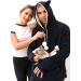 KangaKitty Hoodie Pet Holder Cat Dog Large Pouch Pocket Carriers Pullover Sweatshirt Kangaroo Pocket Small Animals Hoody Women Men Large Blue - Buy Online on GoSupps.com