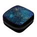 GIAPB Period Bag Sanitary Napkin Storage Bag Pad Holder for Period Makeup Pouch Abstract Blue Astrolabe Color185