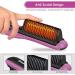 Ceramic Hair Straightening Brush | Fast Heating, 6 Temp Settings, Anti-Scald Design | Ideal for Home, Travel & Salon Use | Black Purple - Buy Online on GoSupps.com