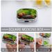 Pill Box Wildlife Animal Snail Print - 2 Compartment Portable Medicine Organizer for Pocket & Purse - Buy Online on GoSupps.com
