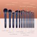 EIGSHOW Professional Makeup Brush Set - 15 Piece Kit for Eye and Face - Blue - Buy Online on GoSupps.com