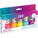 Three Cheers for Girls Neon Nail Polish Set - 5 Quick Dry Non-Toxic Colors for Kids 8 - Buy Online on GoSupps.com