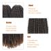 Xtrend 8-Inch Ombre Spring Twist Hair Extensions - 6 Pack Synthetic Kinky Curly Braids for Women T27 # (20.32 cm) - Fluffy Passion Twists - Buy Online on GoSupps.com