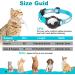 Reflective AirTag Cat Collar with Bell - GPS Tracker for Small Pets - Blue S (23-33cm) - Buy Online on GoSupps.com