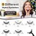 Reusable Self Adhesive Eyelashes - 5 Pairs Natural Fluffy False Lashes with Tweezers - No Glue Needed! Waterproof and Mink - Perfect Gift for Beginners - Buy Online on GoSupps.com