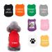 Personalized dog shirts individual pet clothing with your name/photo/logo for small medium-sized dogs puppies cats kitten