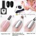 Black Glitter Gel Nail Polish Nail Varnish Soak off UV/LED Lamp French Manicure Nails Long Lasting Nail Art Manicure Salon DIY at Home - Buy Online on GoSupps.com